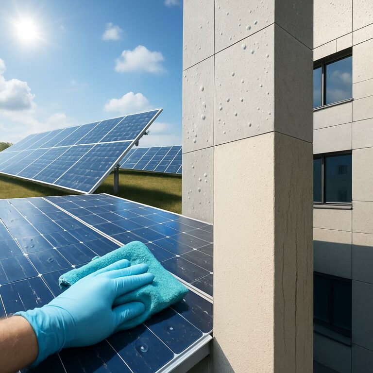 Нанопокрытия для самоочистки поверхностей: от солнечных панелей до фасадов