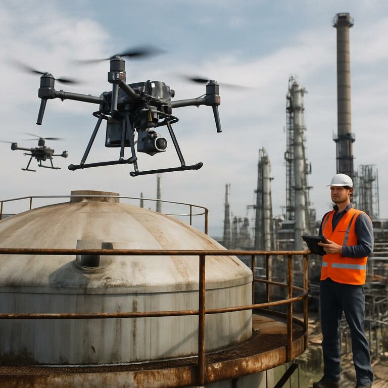 Промышленные дроны: мониторинг и инспекция труднодоступных объектов