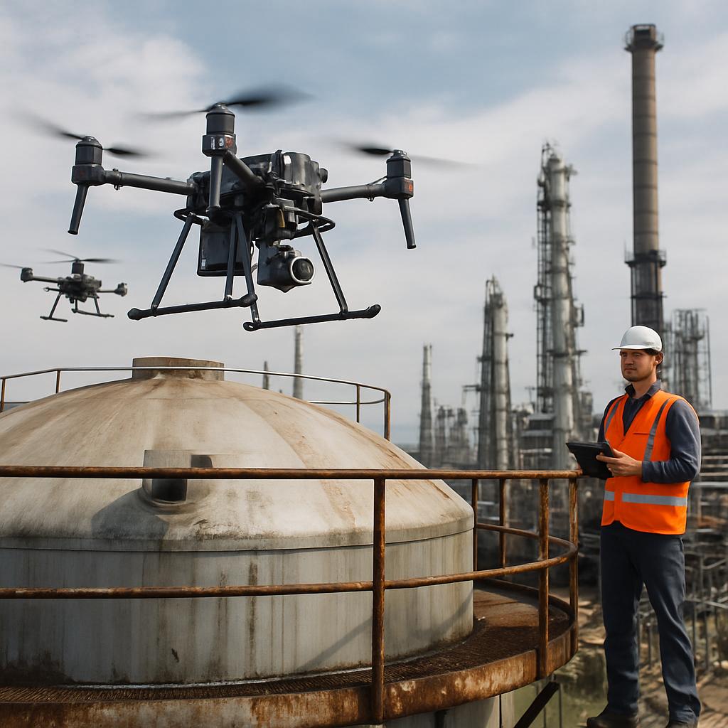 Промышленные дроны: мониторинг и инспекция труднодоступных объектов