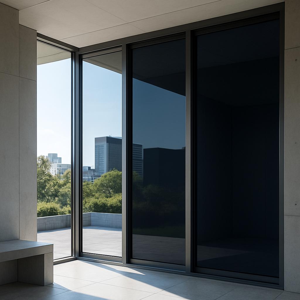 Умные окна: технологии электрохромного стекла для энергоэффективности зданий. Архитектурные решения и дизайн Умные окна: технологии электрохромного стекла для энергоэффективности зданий. Архитектурные решения и дизайн