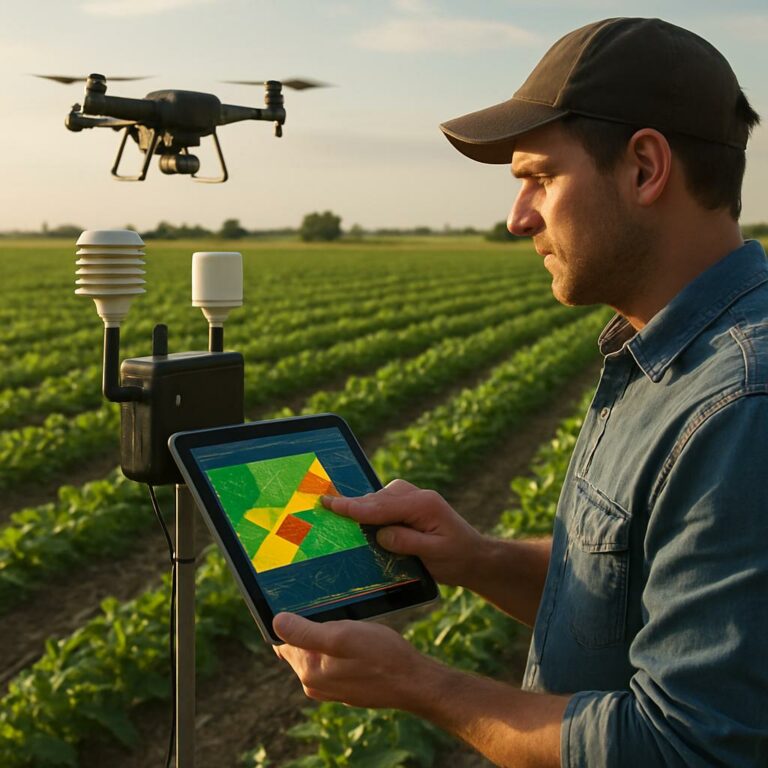 Технологии точного земледелия: как IoT и дроны меняют сельское хозяйство