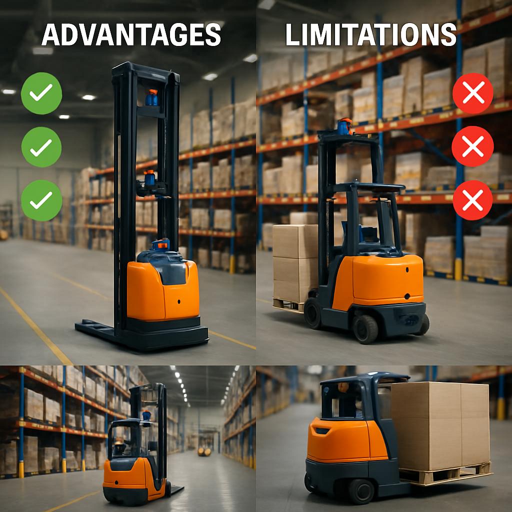 Автономные погрузчики: как беспилотная техника меняет логистику складов. Сводная карта преимуществ и ограничений Автономные погрузчики: как беспилотная техника меняет логистику складов. Сводная карта преимуществ и ограничений