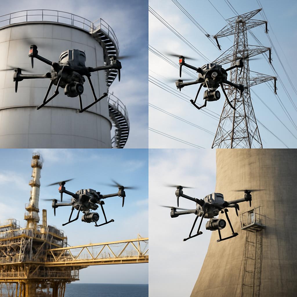 Промышленные дроны: мониторинг и инспекция труднодоступных объектов. Применение в отраслях и реальные примеры Промышленные дроны: мониторинг и инспекция труднодоступных объектов. Применение в отраслях и реальные примеры