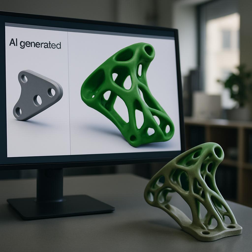 Технологии генеративного дизайна: как ИИ создает оптимальные формы деталей