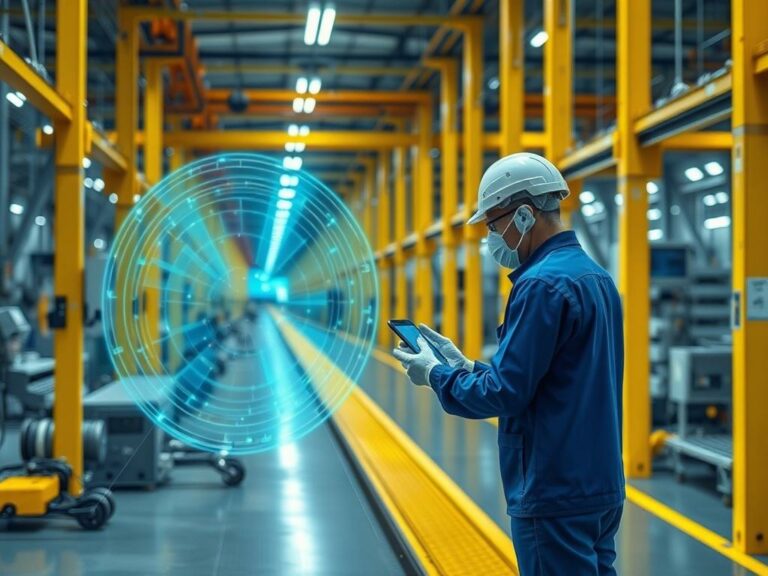 Промышленный 5G на заводе: как сеть связывает тысячи датчиков и роботов